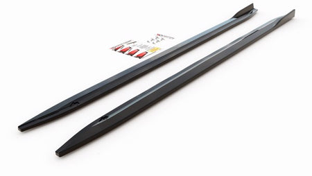 Maxton Side Skirts Diffusers V.1 BMW M4 G82 - Gloss Black