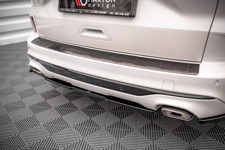 Maxton Central Rear Splitter For Ford Kuga St-Line Mk3 - Gloss Black