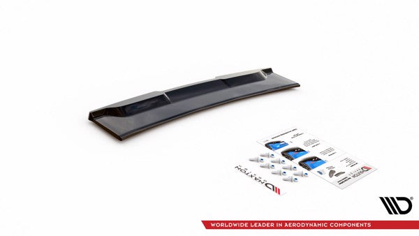 Maxton Central Rear Splitter For Ford Kuga St-Line Mk3 - Gloss Black
