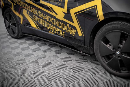 Maxton Side Skirts Diffusers BMW I3 Mk1 Facelift - Gloss Black