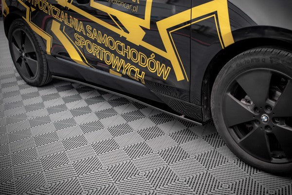 Maxton Side Skirts Diffusers BMW I3 Mk1 Facelift - Gloss Black