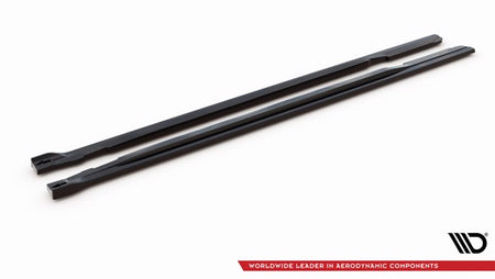Maxton Side Skirts Diffusers Mercedes-Amg Glb 35 X247 - Gloss Black