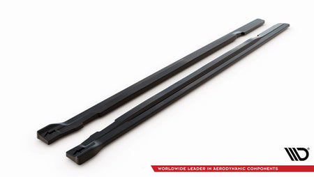 Maxton Side Skirts Diffusers Mercedes-Amg Glb 35 X247 - Gloss Black