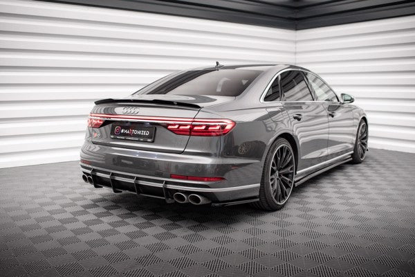 Maxton Spoiler Cap Audi S8 D5 - Gloss Black
