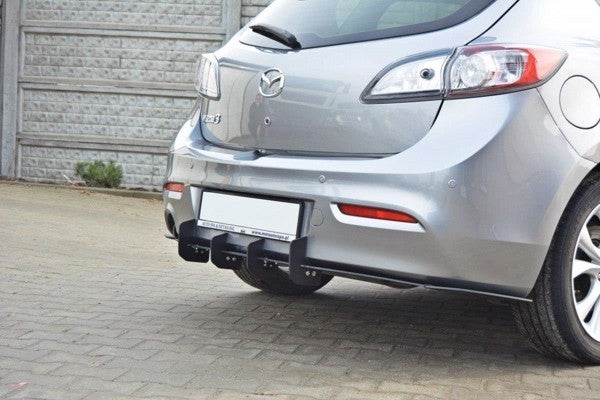 Maxton Mazda 3 Mk2 Sport (Preface) Rear Diffuser & Rear Side Splitters