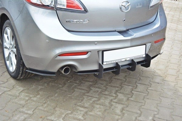 Maxton Mazda 3 Mk2 Sport (Preface) Rear Diffuser & Rear Side Splitters
