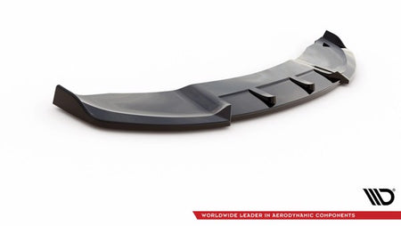 Maxton Front Splitter V.3 Mini Cooper John Cooper Works R56 - Gloss Black