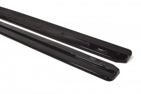 Maxton Side Skirts Diffusers Mazda 3 Mk2 Sport (Preface) - Gloss Black