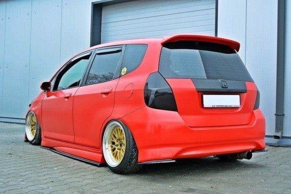 Maxton Rear Side Splitters Honda Jazz Mk1 - Gloss Black