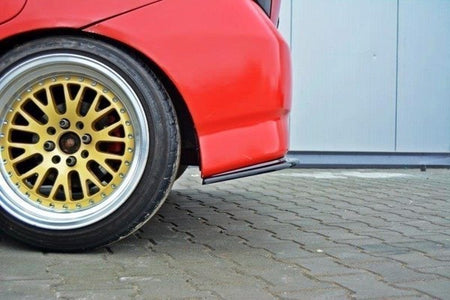 Maxton Rear Side Splitters Honda Jazz Mk1 - Gloss Black