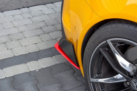 Maxton Rear Side Splitters V.2 Toyota Supra Mk5 - Gloss Black