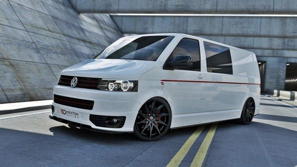 Maxton Front Splitter VW T5 Sportline - Gloss Black