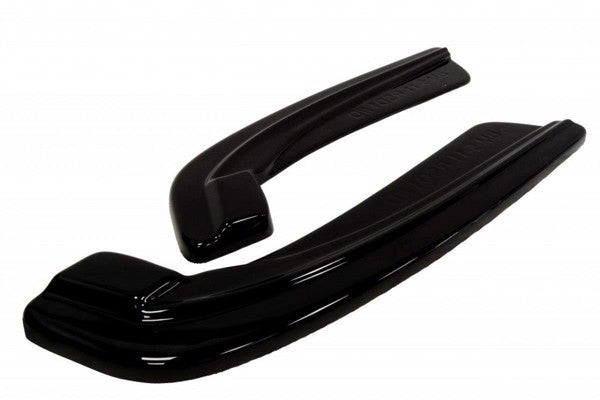 Maxton Rear Side Splitters For BMW 5 F11 M-Pack (Fits Two Single Exhaust Ends) - Gloss Black