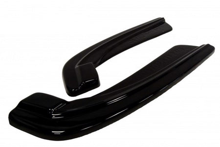 Maxton Rear Side Splitters For BMW 5 F11 M-Pack (Fits Two Single Exhaust Ends) - Gloss Black
