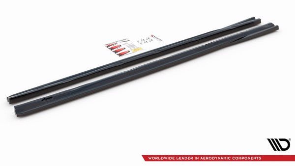 Maxton Side Skirts Diffusers Peugeot 308 Mk2 Facelift - Gloss Black