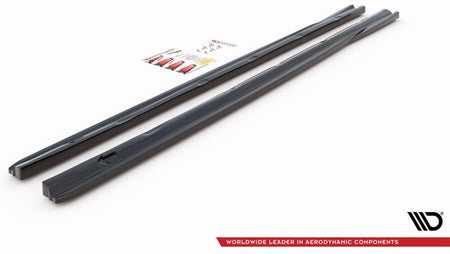 Maxton Side Skirts Diffusers Peugeot 308 Mk2 Facelift - Gloss Black