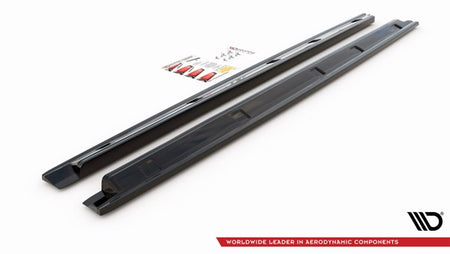 Maxton Side Skirts Diffusers Volkswagen Caddy Mk5 - Gloss Black