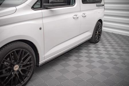 Maxton Side Skirts Diffusers Volkswagen Caddy Mk5 - Gloss Black