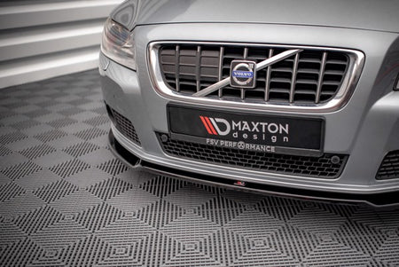 Maxton Front Splitter V.2 Volvo V70 Mk3 - Gloss Black
