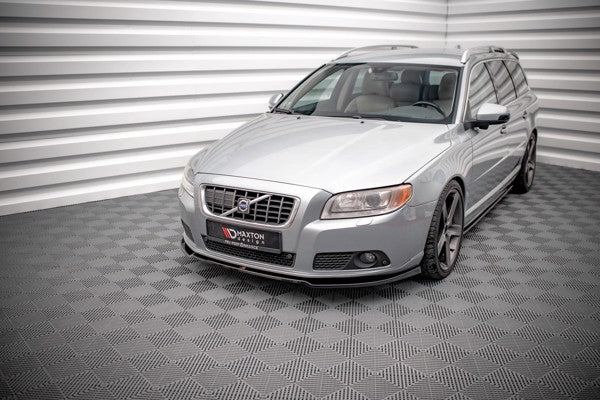 Maxton Front Splitter V.2 Volvo V70 Mk3 - Gloss Black
