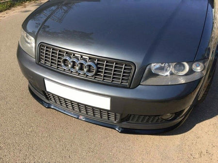 Maxton Front Splitter V.1 Audi A4 S-Line B6  - Gloss Black