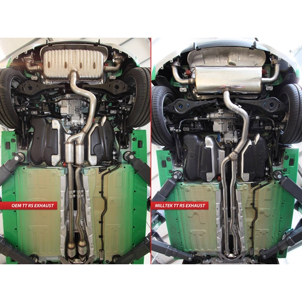 Milltek Cat-back Audi TT Mk2 TT RS Coupé 2.5-litre TFSI quattro