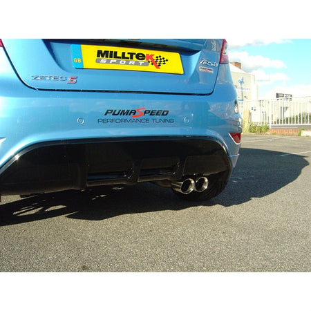 Milltek Cat-back Ford Fiesta MK7 1.6-litre Duratec Ti-VCT AND Zetec S