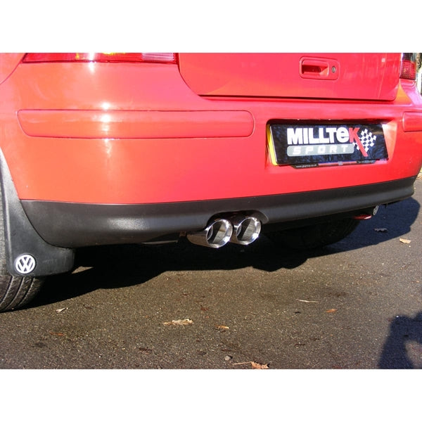 Milltek Cat-back Volkswagen Golf Mk4 1.9 TDI PD and non-PD
