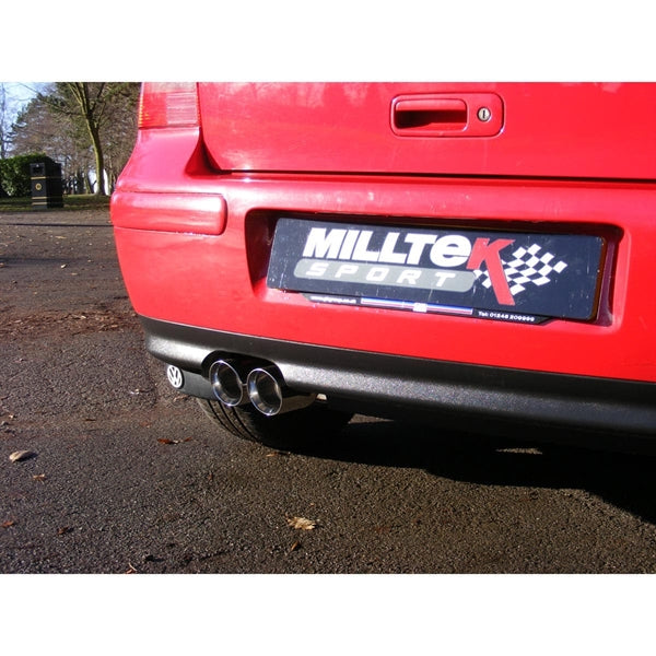 Milltek Cat-back Volkswagen Golf Mk4 1.9 TDI PD and non-PD