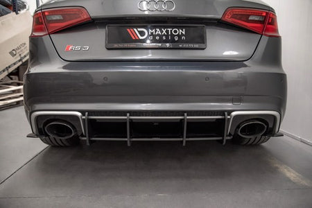 Maxton Racing Durability Rear Diffuser V.1 Audi RS3 8V Sportback - Black