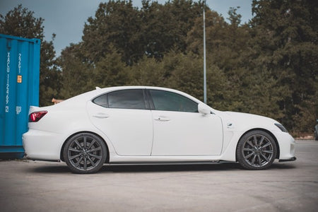 Maxton Side Skirts Diffusers Lexus Is F Mk2 - Gloss Black