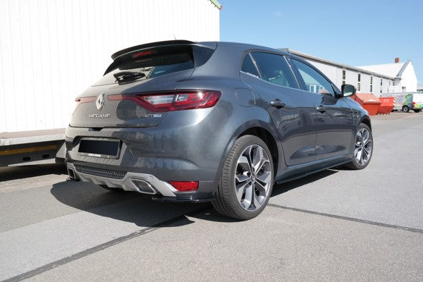 Maxton Rear Side Splitters Renault Megane Mk.4 Gt-Line - Gloss Black