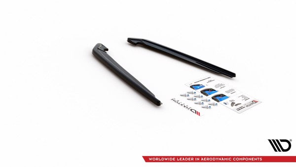 Maxton Rear Side Splitters BMW 5 G30 Facelift M-Pack - Gloss Black