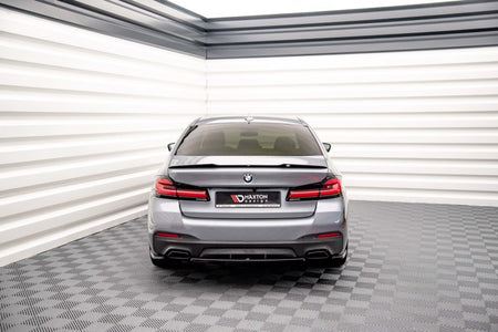 Maxton Rear Side Splitters BMW 5 G30 Facelift M-Pack - Gloss Black