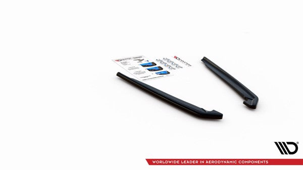 Maxton Rear Side Splitters BMW 5 G30 Facelift M-Pack - Gloss Black