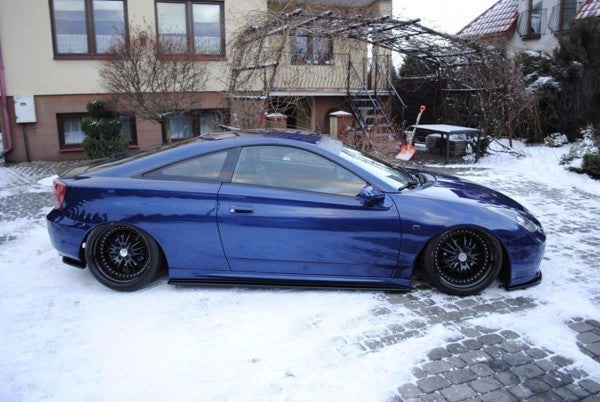 Maxton Side Skirts Diffusers Toyota Celica T23 Ts Preface - Gloss Black