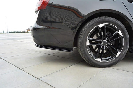 Maxton Rear Side Splitters Audi A6 C7 Avant - Gloss Black