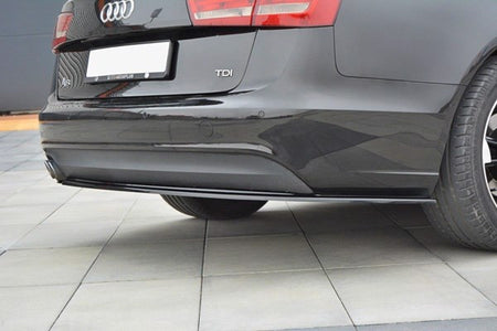 Maxton Rear Side Splitters Audi A6 C7 Avant - Gloss Black