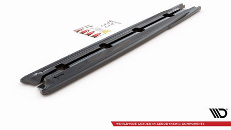 Maxton Side Skirts Diffusers Skoda Kamiq - Gloss Black