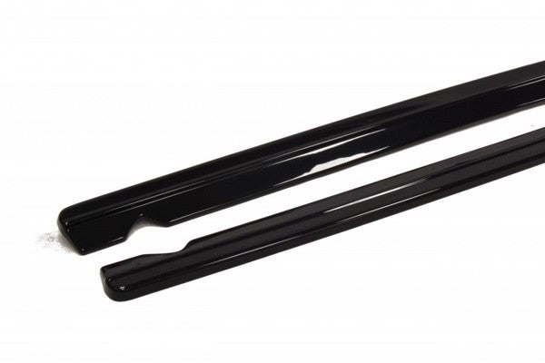 Maxton Side Skirts Diffusers For BMW 3 E92 Mpack - Gloss Black