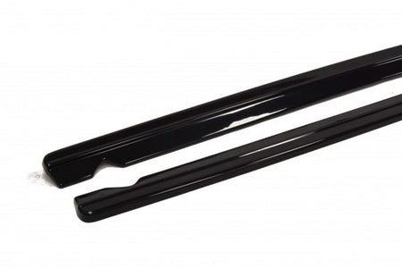 Maxton Side Skirts Diffusers For BMW 3 E92 Mpack - Gloss Black