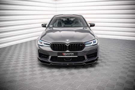 Maxton Front Splitter V.1 BMW M5 F90 Facelift - Gloss Black