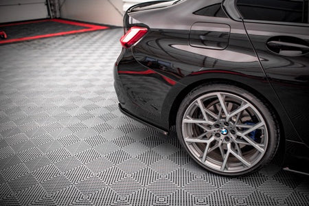 Maxton Rear Side Splitters V.4 BMW M340I G20 / G21 - Gloss Black