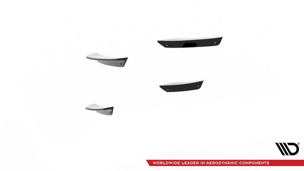 Maxton Front Bumper Wings (Canards) Audi R8 Mk2 Facelift