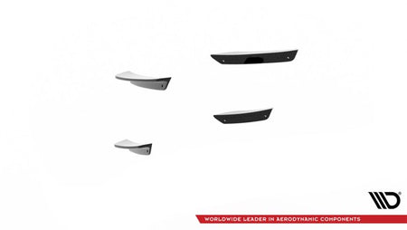 Maxton Front Bumper Wings (Canards) Audi R8 Mk2 Facelift