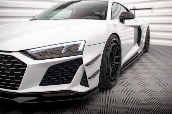 Maxton Front Bumper Wings (Canards) Audi R8 Mk2 Facelift