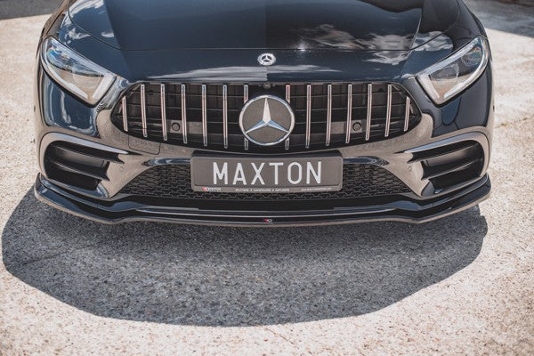 Maxton Front Splitter V.3 Mercedes-Benz Cls Amg-Line C257 - Gloss Black