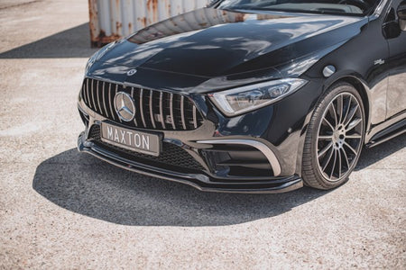 Maxton Front Splitter V.3 Mercedes-Benz Cls Amg-Line C257 - Gloss Black
