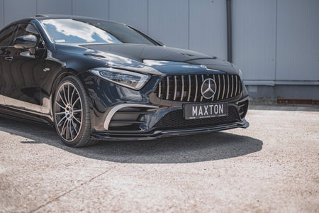 Maxton Front Splitter V.3 Mercedes-Benz Cls Amg-Line C257 - Gloss Black