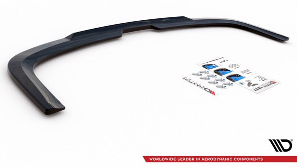Maxton Central Rear Splitter Volkswagen Caddy Mk. 4 - Gloss Black